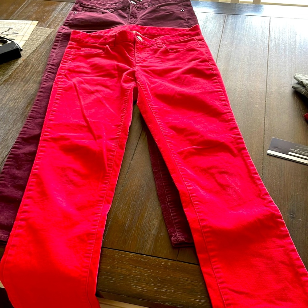 JCrew (2) pair Corderoy Bundle- Stretch & Cityfit